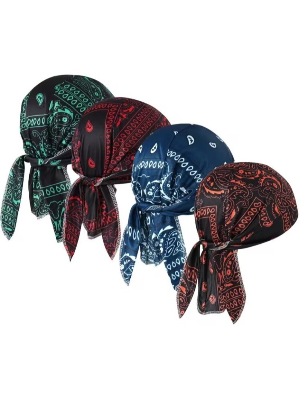 Men's Breathable Sweat-absorbing Skull Caps with Quick-drying 4 Different Colors